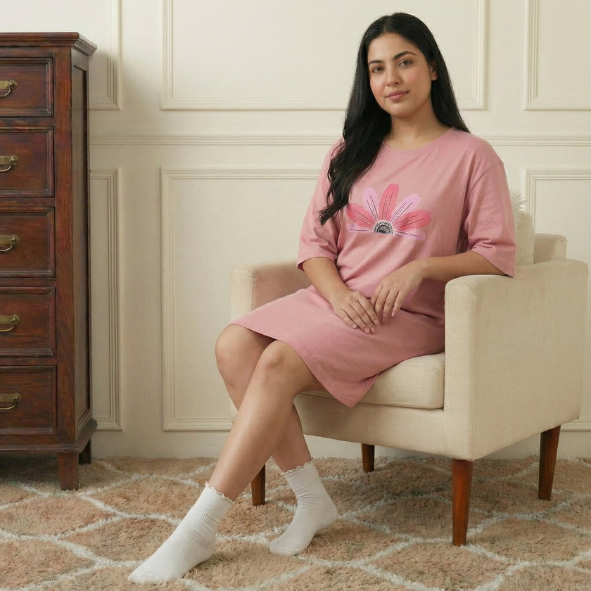 Oversized Flower Switchover Tee