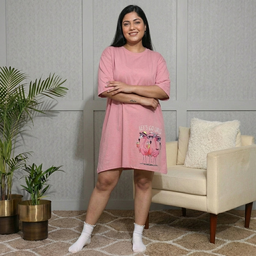 Oversized Go Girls Switchover Tee