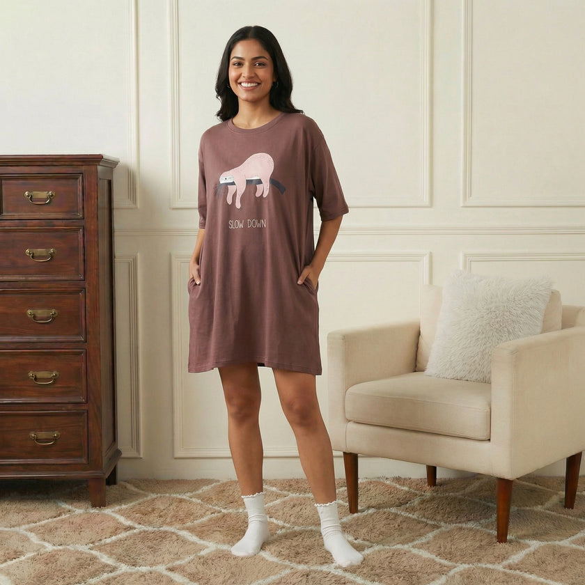 Oversized Sloth Switchover Tee