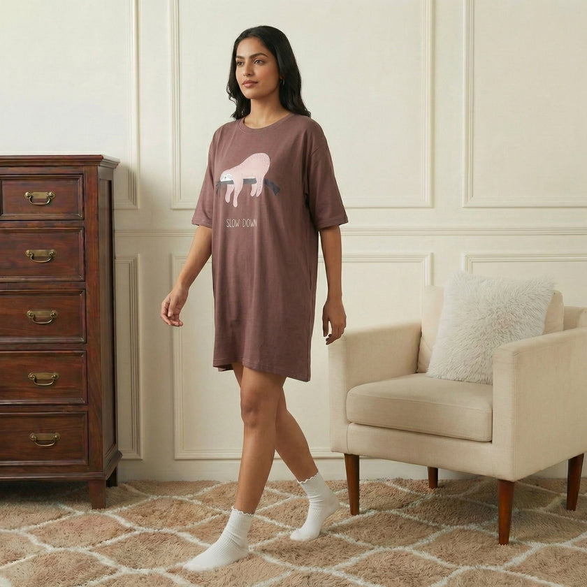 Oversized Sloth Switchover Tee