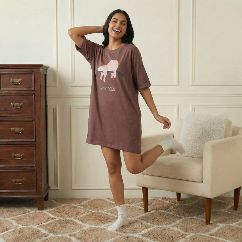 Oversized Sloth Switchover Tee