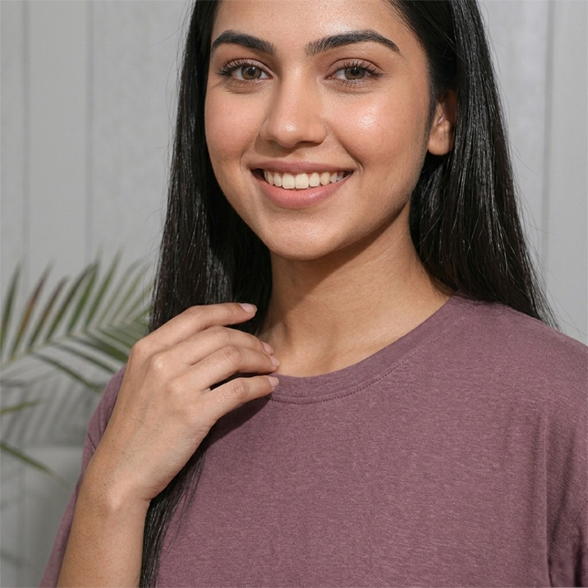 Oversized Solid Switchover Tee